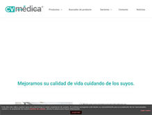 Tablet Screenshot of cvmedica.com